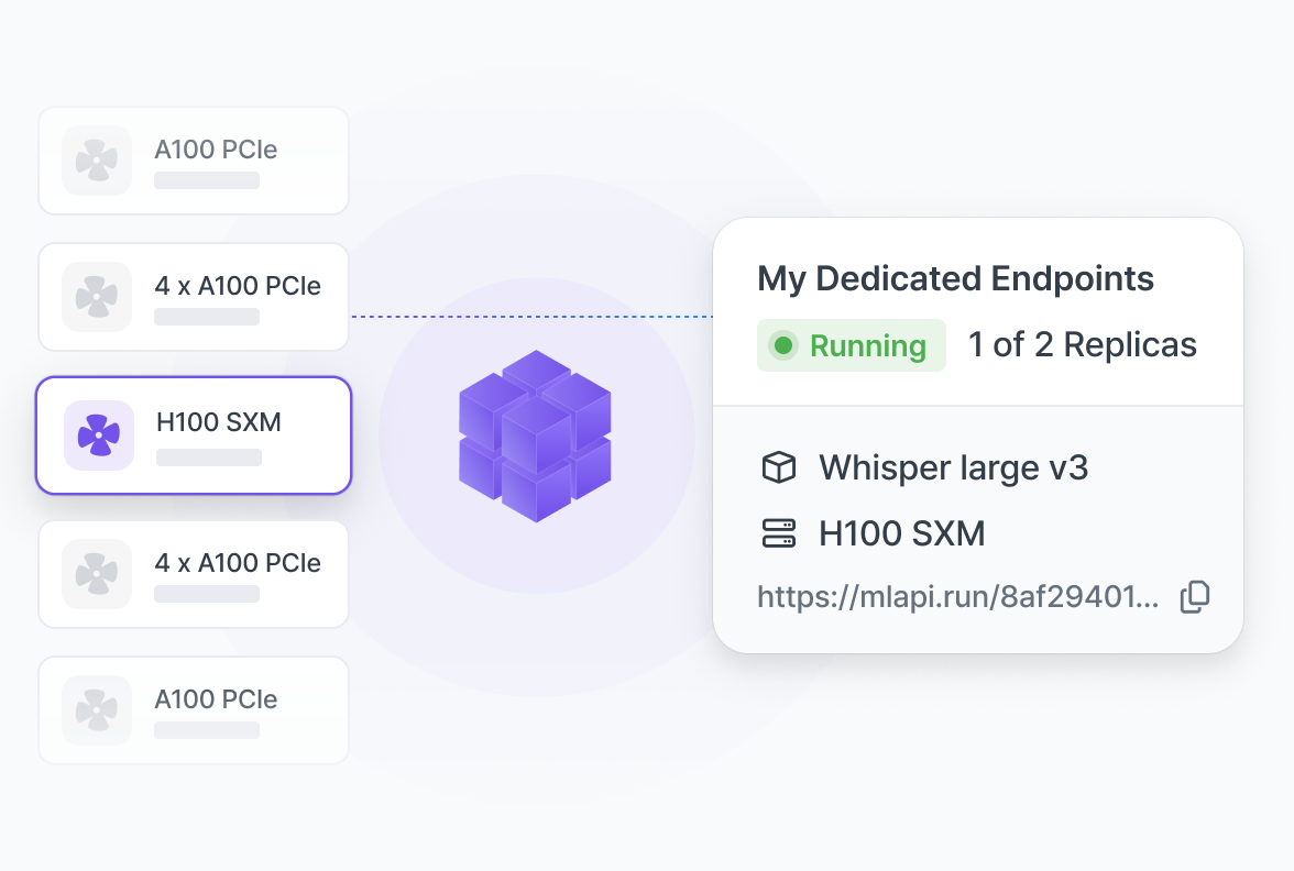 Provision dedicated endpoints for complete ML control